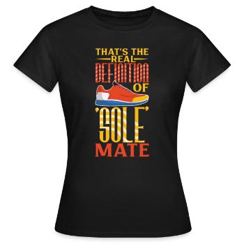 Shoes Are Soulmates - Shoe Collection - Women's T-Shirt - black - Front - AI Model Female 172 dark (172cm)