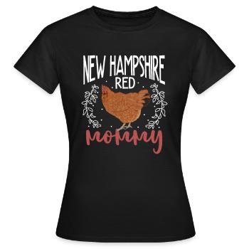 Maman du New Hampshire - T-shirt Femme - noir - Devant - AI Model Female 172 dark (172cm)