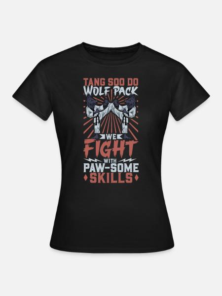 Wolf - Tang Soo Do - Frauen T-Shirt - Schwarz