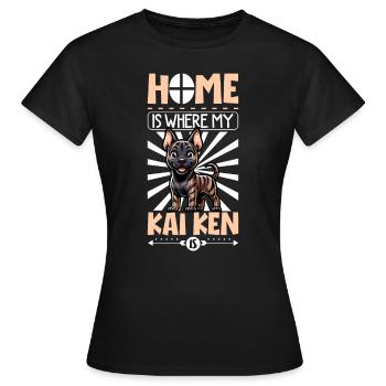 Home - Kai Ken - Women's T-Shirt - black - Front - AI Model Female 172 dark (172cm)