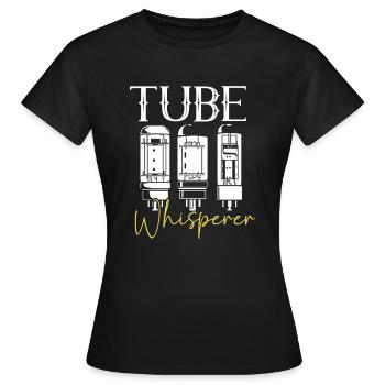Tube Whisperer - Tubes à vide - T-shirt Femme - noir - Devant - AI Model Female 172 dark (172cm)
