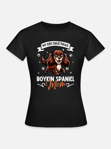 Boykin Spaniel Mama - Frauen T-Shirt - Schwarz