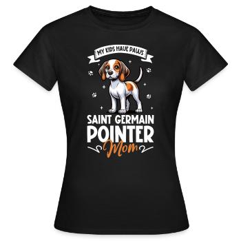 Braque Saint-Germain Maman - T-shirt Femme - noir - Devant - AI Model Female 172 dark (172cm)