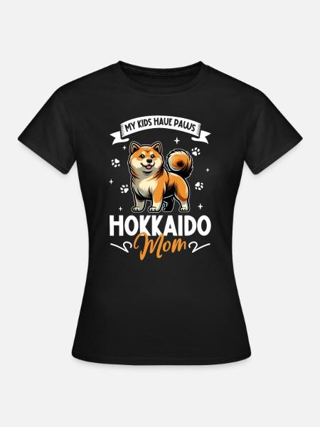 Hokkaido Mama - Frauen T-Shirt - Schwarz