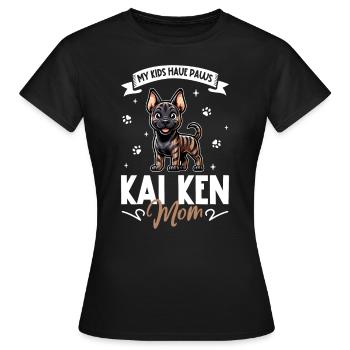 Kai Ken Mama - Women's T-Shirt - black - Front - AI Model Female 172 dark (172cm)