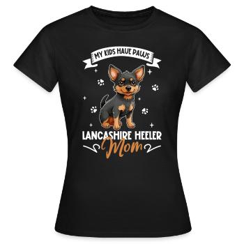 Lancashire Heeler Mama - Frauen T-Shirt - Schwarz - Vorne - AI Model Female 172 dark (172cm)