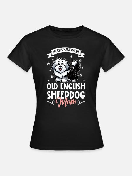 Bobtail Mama - Frauen T-Shirt - Schwarz
