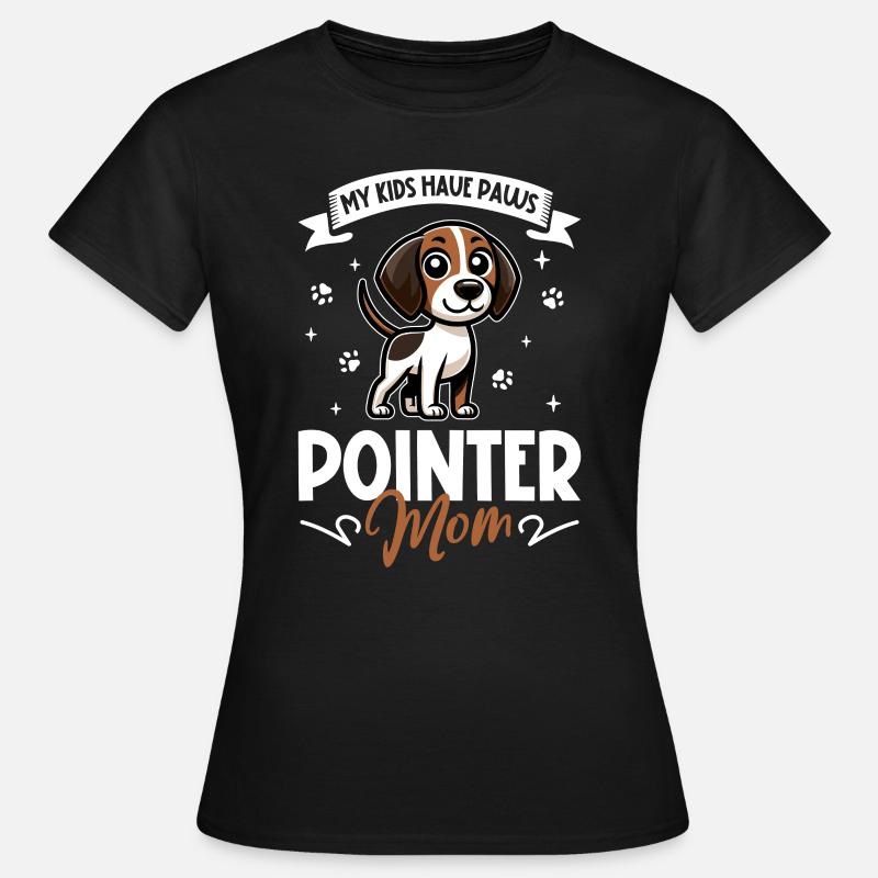 English Pointer Mom - Women's T-Shirt - black