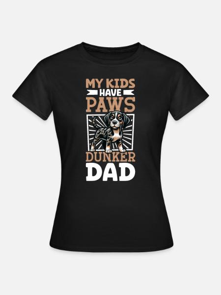 Dunker Papa - Frauen T-Shirt - Schwarz