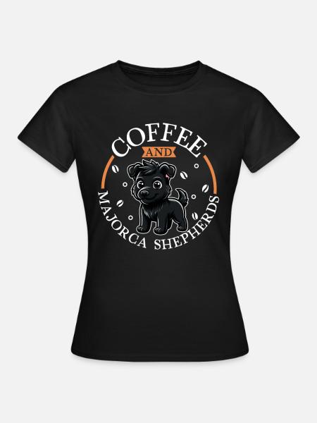 Kaffee und Ca de bestiar - Frauen T-Shirt - Schwarz