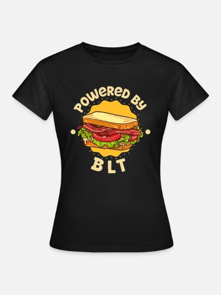 Powered by BLT - Frauen T-Shirt - Schwarz