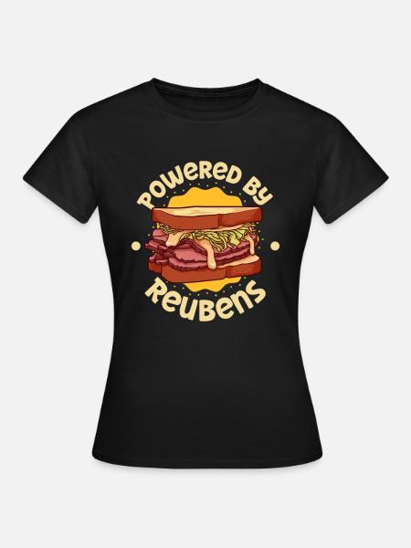 Powered by Reuben - Frauen T-Shirt - Schwarz