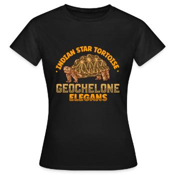 Écaille étoilée - T-shirt Femme - noir - Devant - AI Model Female 172 dark (172cm)
