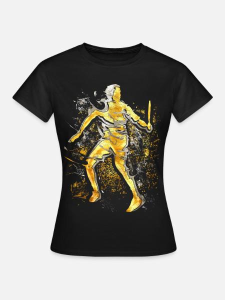 Badminton - Smash - Badminton Joueur - T-shirt Femme - noir