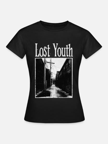 Lost youth - Frauen T-Shirt - Schwarz