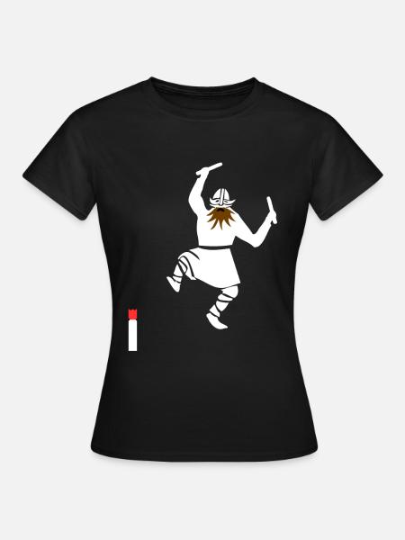 Kubb - Frauen T-Shirt - Schwarz