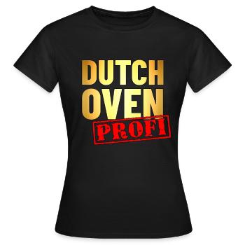 Dutch Oven Profi - Women's T-Shirt - black - Front - AI Model Female 172 dark (172cm)