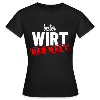 Best host in the world - Women's T-Shirt - black - Front - AI Model Female 172 dark (172cm)