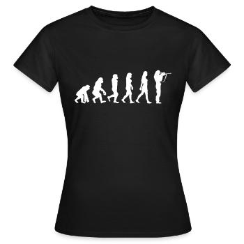 chasseresse - T-shirt Femme - noir - Devant - AI Model Female 172 dark (172cm)