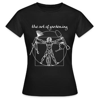 Jardin - T-shirt Femme - noir - Devant - AI Model Female 172 dark (172cm)