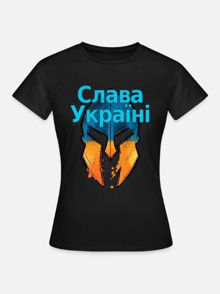 Ruhm der Ukraine - Frauen T-Shirt - Schwarz