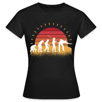 Snooker - T-shirt Femme - noir - Devant - AI Model Female 172 dark (172cm)