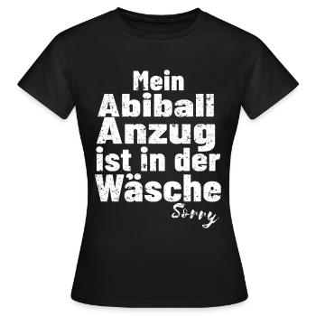 Abiball lustiges Shirt - Frauen T-Shirt - Schwarz - Vorne - AI Model Female 172 dark (172cm)