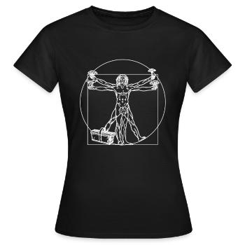 Pilze - Frauen T-Shirt - Schwarz - Vorne - AI Model Female 172 dark (172cm)
