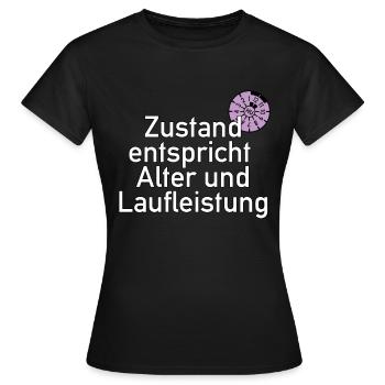 Lustiges Geburtstags TÜV Shirt - Frauen T-Shirt - Schwarz - Vorne - AI Model Female 172 dark (172cm)