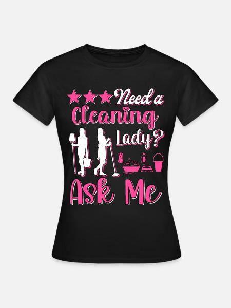 Haushälterin Zimmermädchen Putzfrau - Frauen T-Shirt - Schwarz