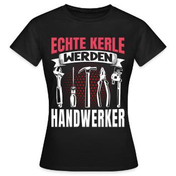 Handwerk Handwerker - Frauen T-Shirt - Schwarz - Vorne - AI Model Female 172 dark (172cm)