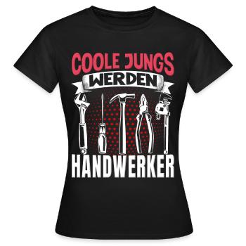 Handwerk Handwerker - Frauen T-Shirt - Schwarz - Vorne - AI Model Female 172 dark (172cm)