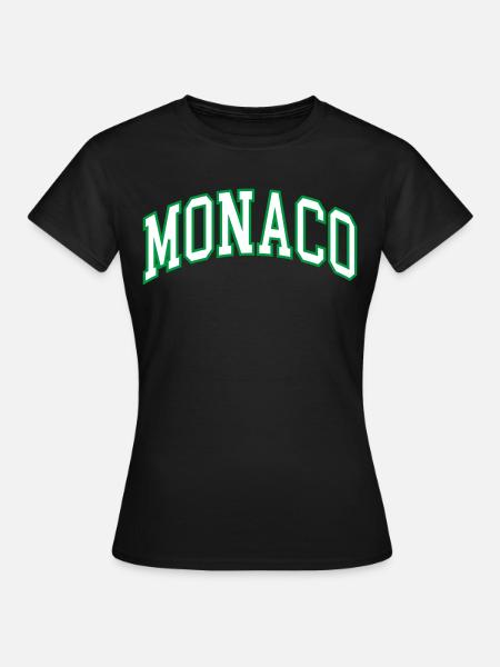 Monaco - Frauen T-Shirt - Schwarz