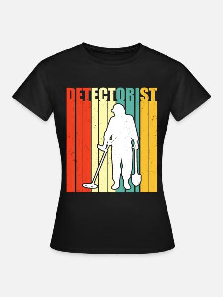 Metalldetektor - Frauen T-Shirt - Schwarz
