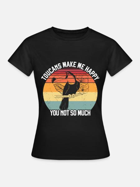Tukan - Frauen T-Shirt - Schwarz
