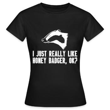 Ratel - T-shirt Femme - noir - Devant - AI Model Female 172 dark (172cm)