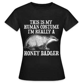 Ratel - T-shirt Femme - noir - Devant - AI Model Female 172 dark (172cm)