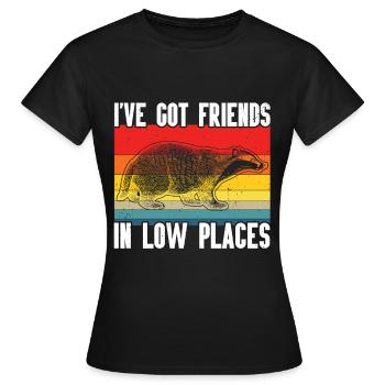Ratel - T-shirt Femme - noir - Devant - AI Model Female 172 dark (172cm)