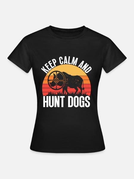Schweinejagd Jäger Schweinejagd - Frauen T-Shirt - Schwarz