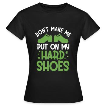 Irish Dance St. Patrick's Dance - Women's T-Shirt - black - Front - AI Model Female 172 dark (172cm)