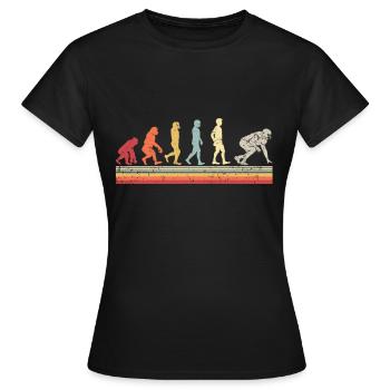 Lineman Football Player Offensive Defensive - Frauen T-Shirt - Schwarz - Vorne - AI Model Female 172 dark (172cm)