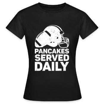 Lineman Football Player Offensive Defensive - Frauen T-Shirt - Schwarz - Vorne - AI Model Female 172 dark (172cm)