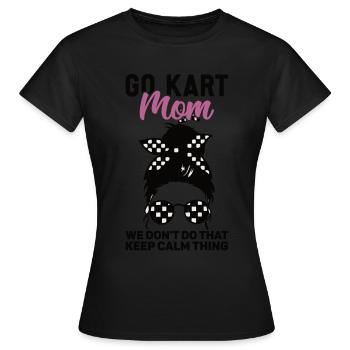 Faire du karting - T-shirt Femme - noir - Devant - AI Model Female 172 dark (172cm)
