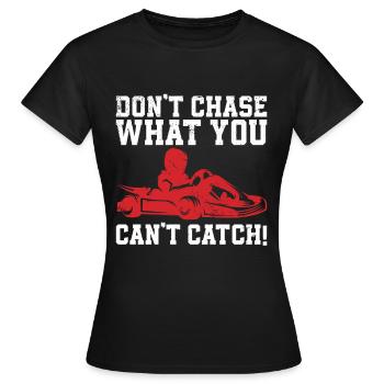 Faire du karting - T-shirt Femme - noir - Devant - AI Model Female 172 dark (172cm)
