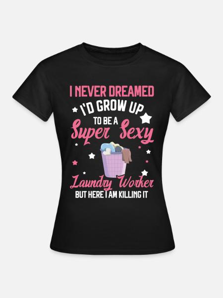 Wascharbeiter - Frauen T-Shirt - Schwarz