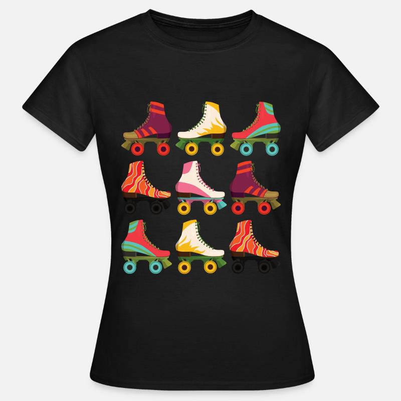 Roller skates - Women's T-Shirt - black