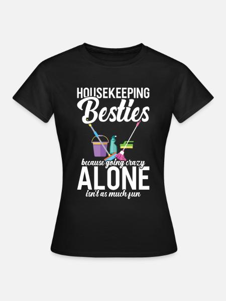 Haushalt - Frauen T-Shirt - Schwarz