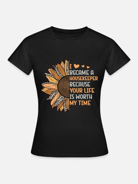 Haushalt - Frauen T-Shirt - Schwarz