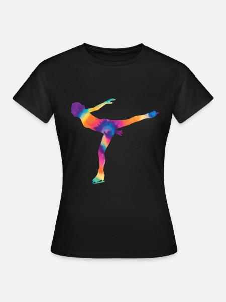 Eislaufen - Frauen T-Shirt - Schwarz