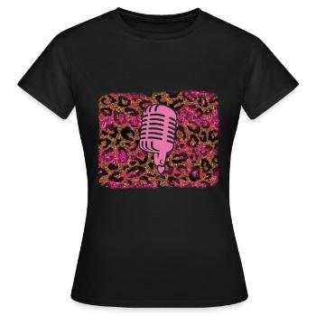 Sing - Women's T-Shirt - black - Front - AI Model Female 172 dark (172cm)
